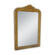Antique Louis-Philippe mirror carved and gilded with leaf