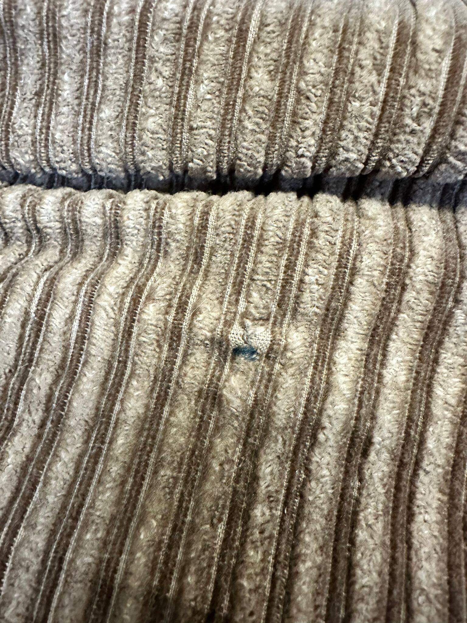 Vintage brown corduroy armchair from the 70s
