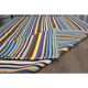 1970s Vintage Turkish Oushak Handmade Wool Cotton Blue Area Rug 157x259