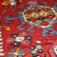 Tapis Couloir Vintage Karajeh du Moyen-Orient, Années 1960, Élégance et Aut