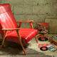 Fauteuil scandinave vintage