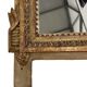 Petit miroir de dame Louis XVI en bois sculpté et doré