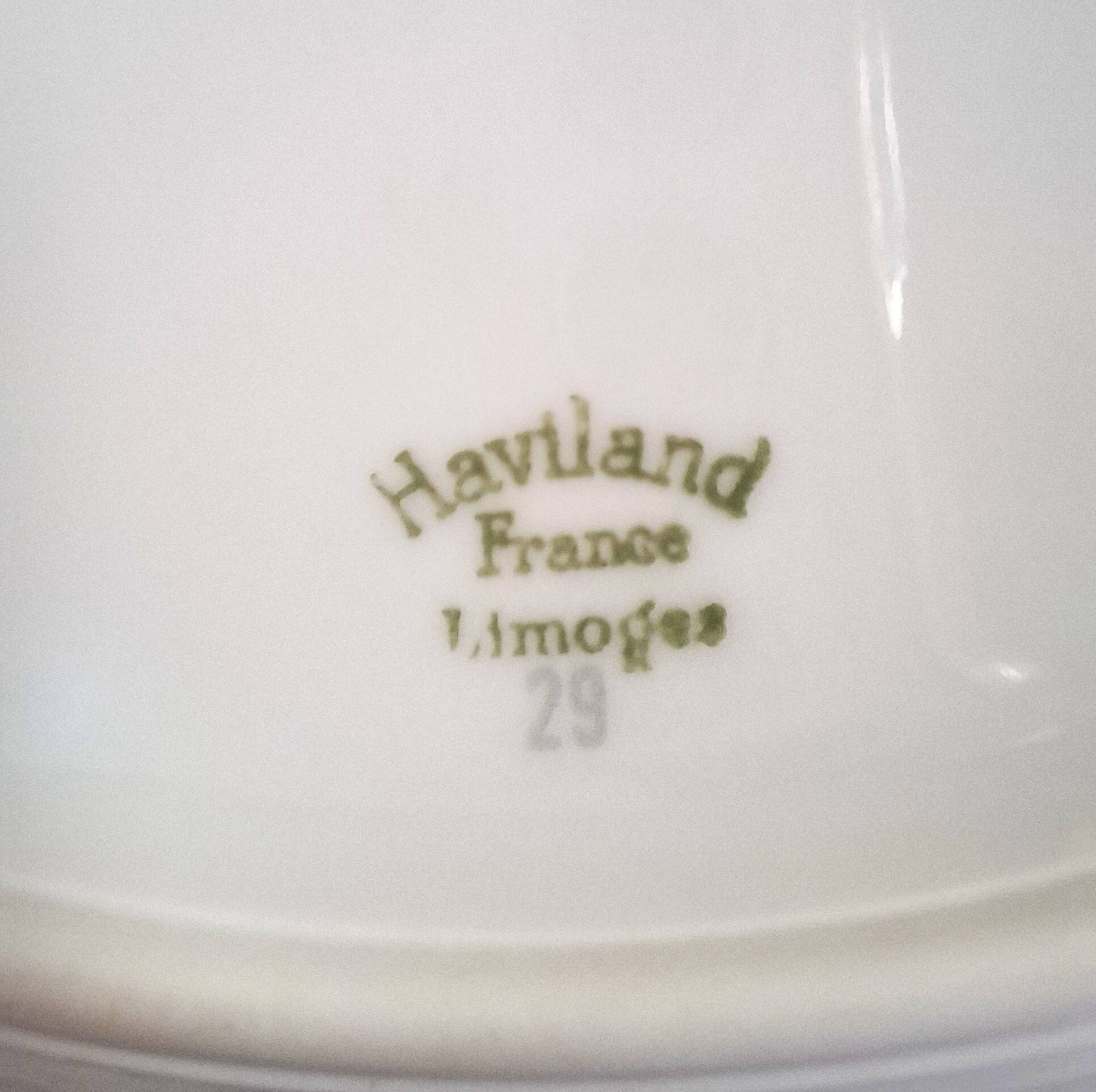 Haviland Limoges porcelain plates