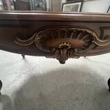 Louis XV style desk in solid walnut, 19th century