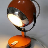 Table lamp eyeball space age 1970's