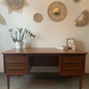 Bureau danois Falster en Teck par Svend Madsen, années 60