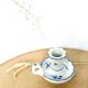 Limoges porcelain candle holder