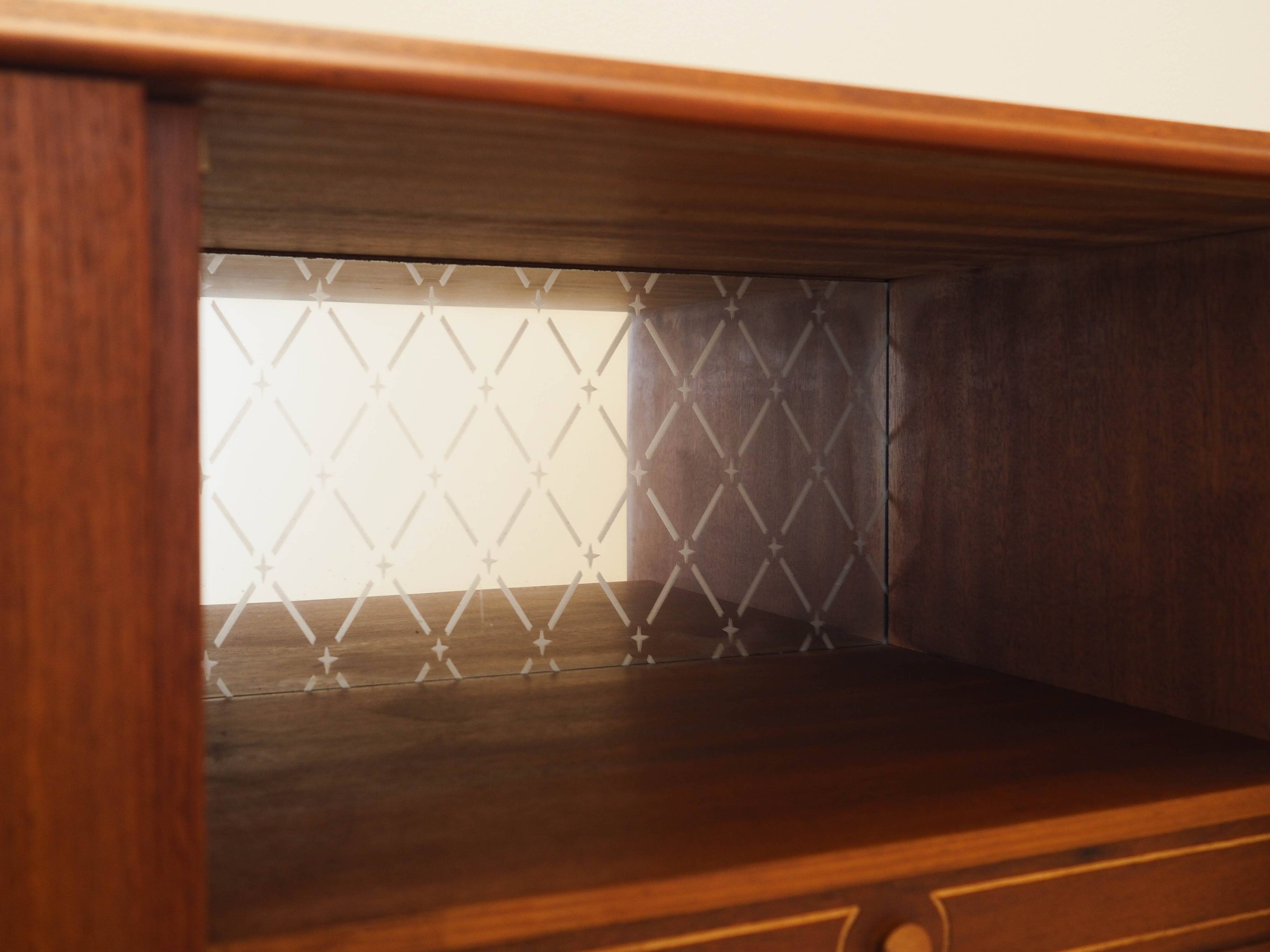 Teak highboard, Danish design, 1960s, designer: E.W. Bach