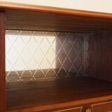 Teak highboard, Danish design, 1960s, designer: E.W. Bach