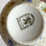 Service de 8 tasses à café et 8 coupelles en porcelaine S.F.P. Société Française de Porcelaine