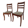 Paire de chaises style Louis Philippe