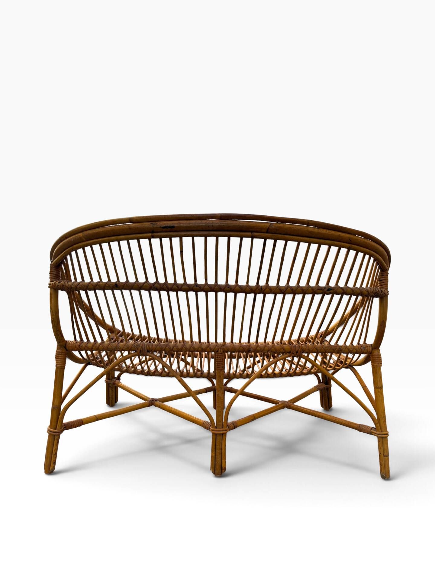 Pair of sofas in the Franco Albini style from the 1960s Italy.