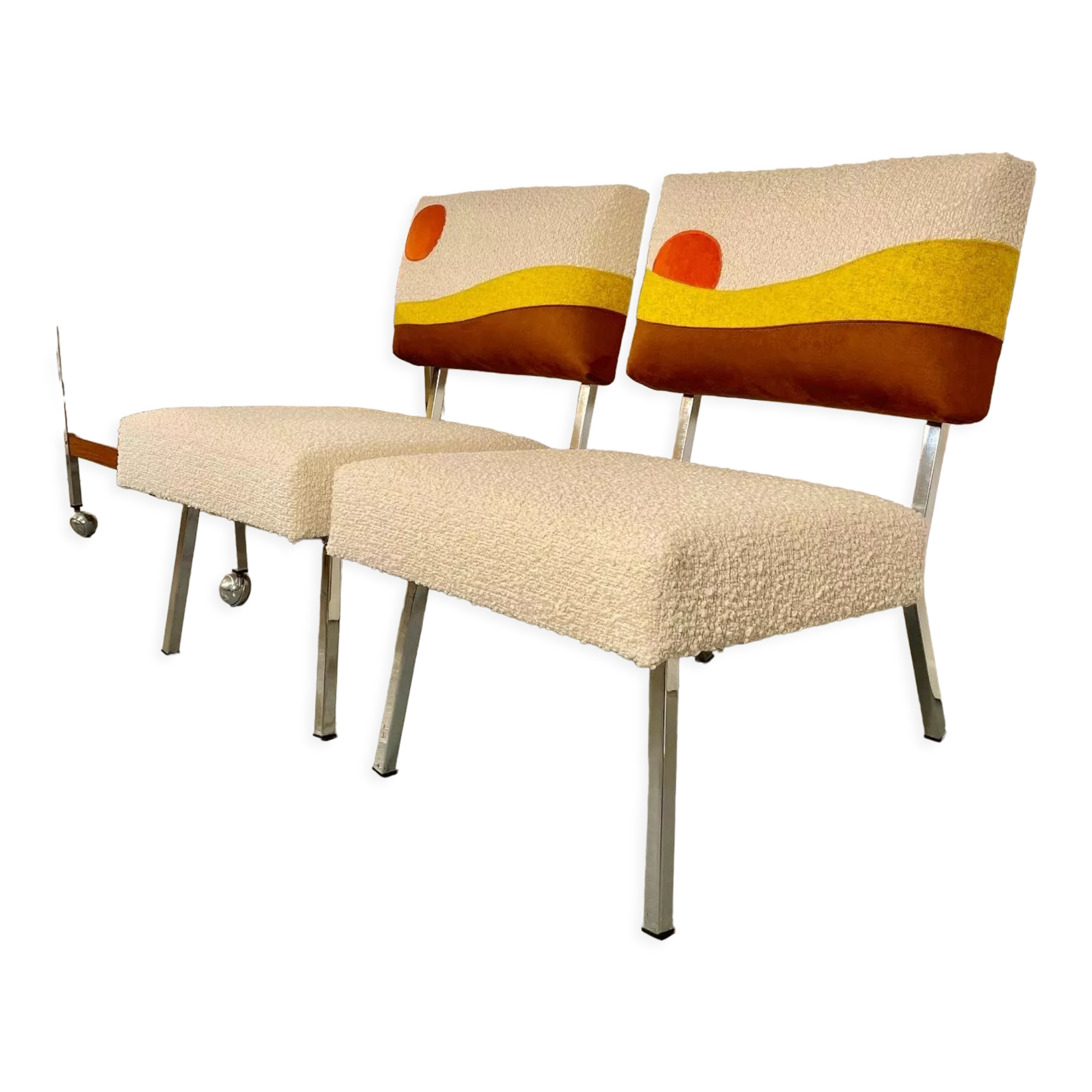 Modernist armchairs