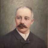 Portrait of a gentleman signed and dated 1907