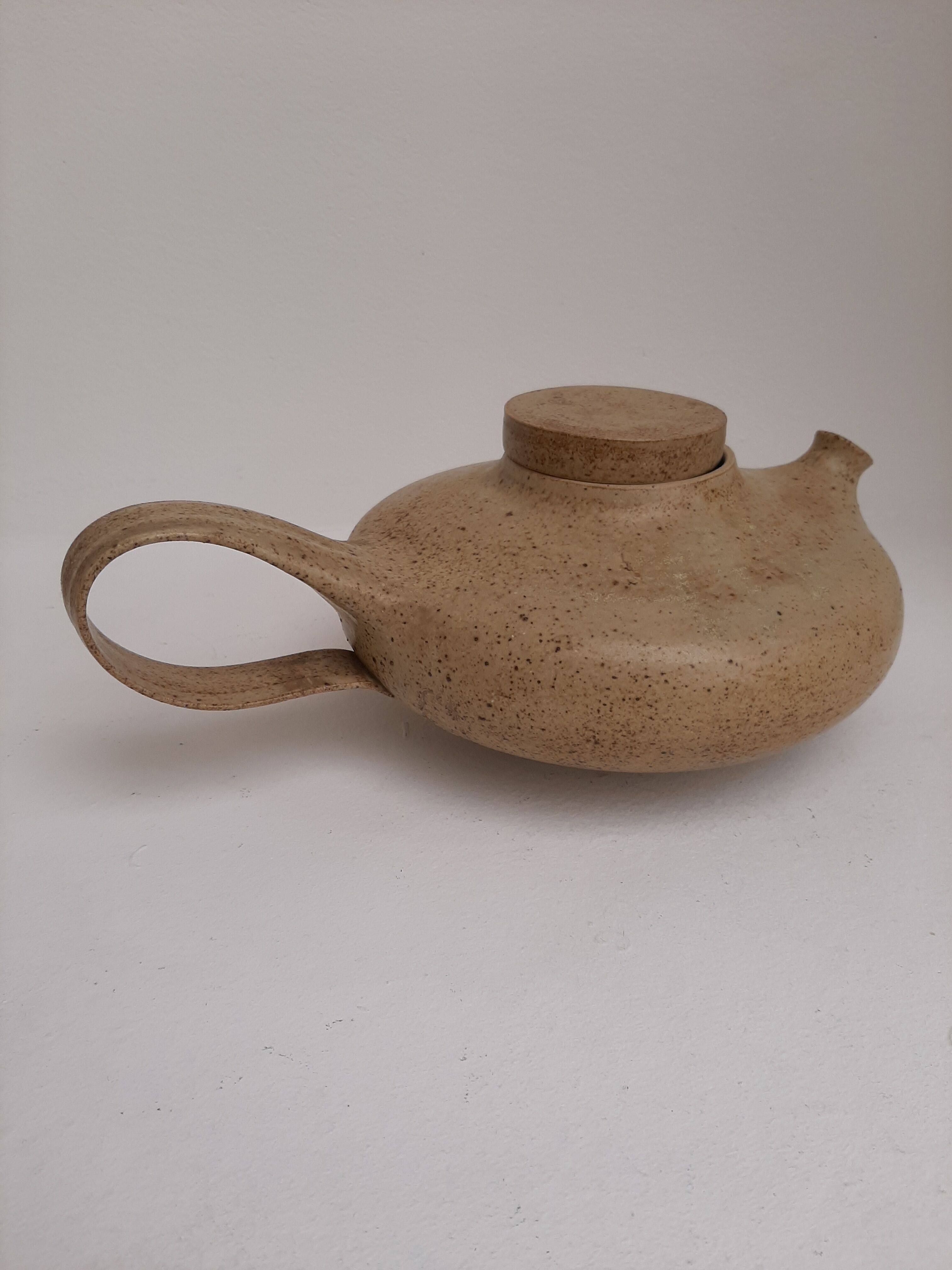 Signed pyrity sandstone teapot