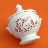 Dinette soup pot swan décor