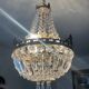 Hot air balloon chandelier with tassels