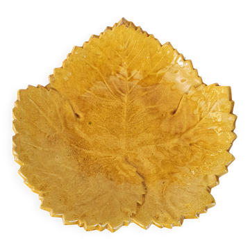 Amber glazed ceramic bowl — Atelier Cérenne, Vallauris, 1950s