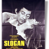 Affiche originale 1968. Slogan, Serge Gainbourg, Jane Birkin