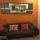 Acrylic and oil painting triptych on canvas