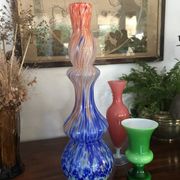 Multicolored vase Murano 46cm