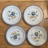 Set of 4 Gien plates