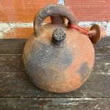 Gargoulette Jug Ball Antique Terracotta Chiseled Vintage #D616