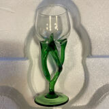 Set of 7 Alsatian-inspired stemmed glasses