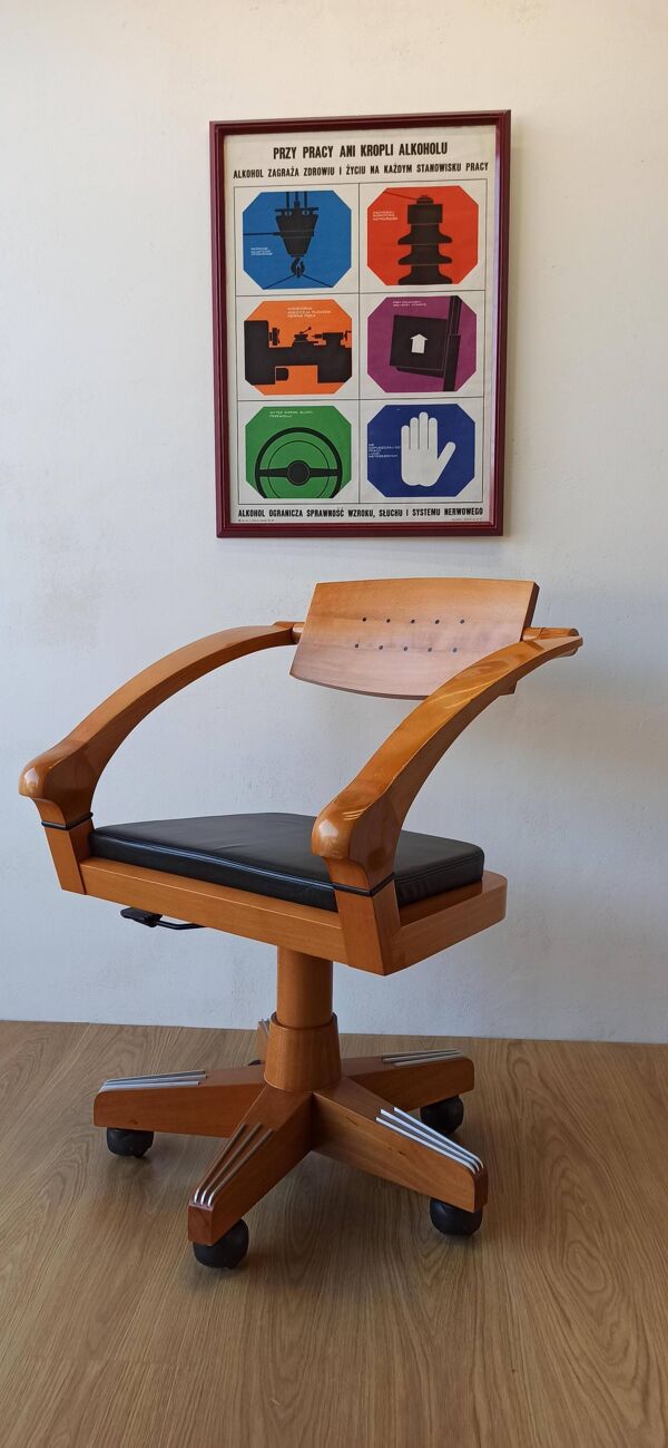 Chaise de bureau Giorgetti 'Spring' par Massimo Scolari, années 1990.