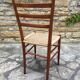 Italian chair in rope and wood