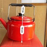 Vintage enameled kettle