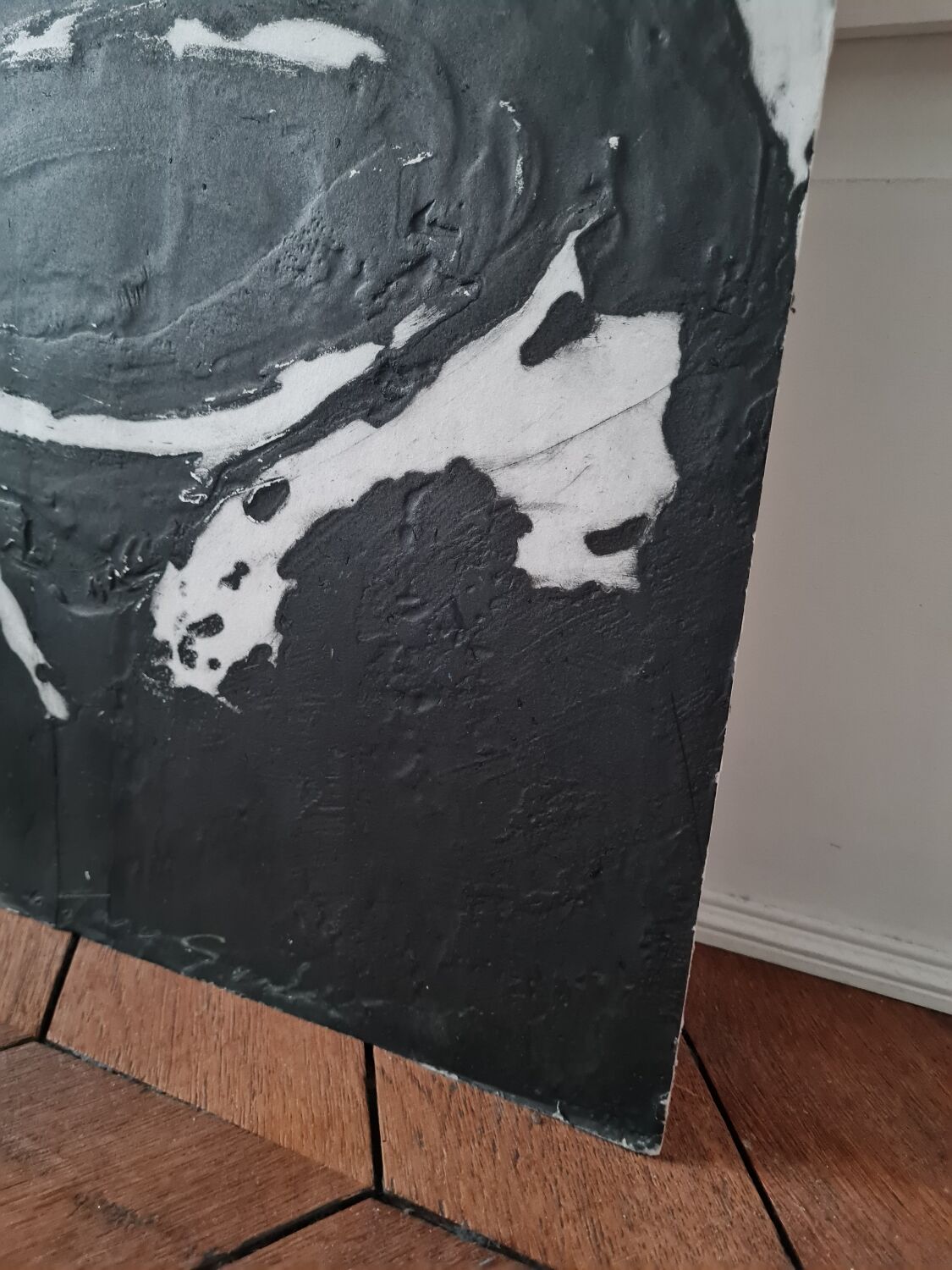 Tony Soulié large black and white aquagravure signed