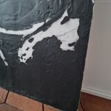 Tony Soulié large black and white aquagravure signed