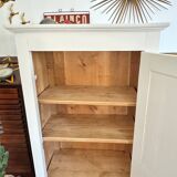 Antique vintage white Parisian wardrobe