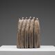 Groupe sculptural abstrait de six figures féminines