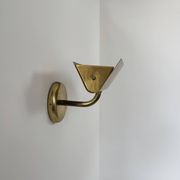 Vintage brass wall light, France, 1970.
