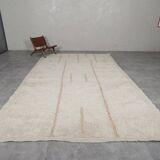 Moroccan ivory rug - Plain cream rug 150/250cm