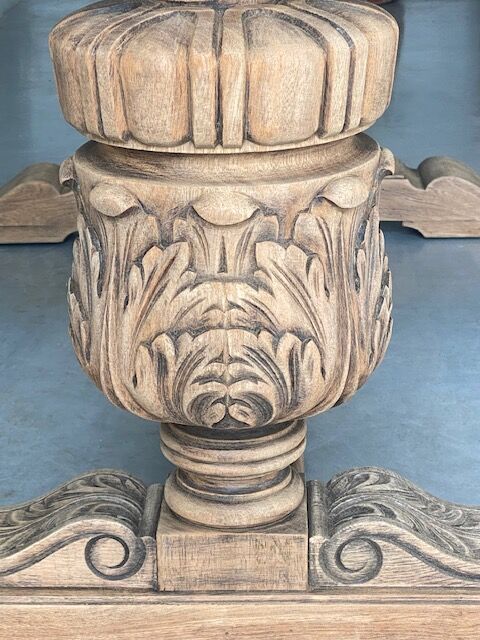 Farmhouse table monastery stripped extendable 300 cm