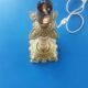 50s and 60s marble and brass lamp