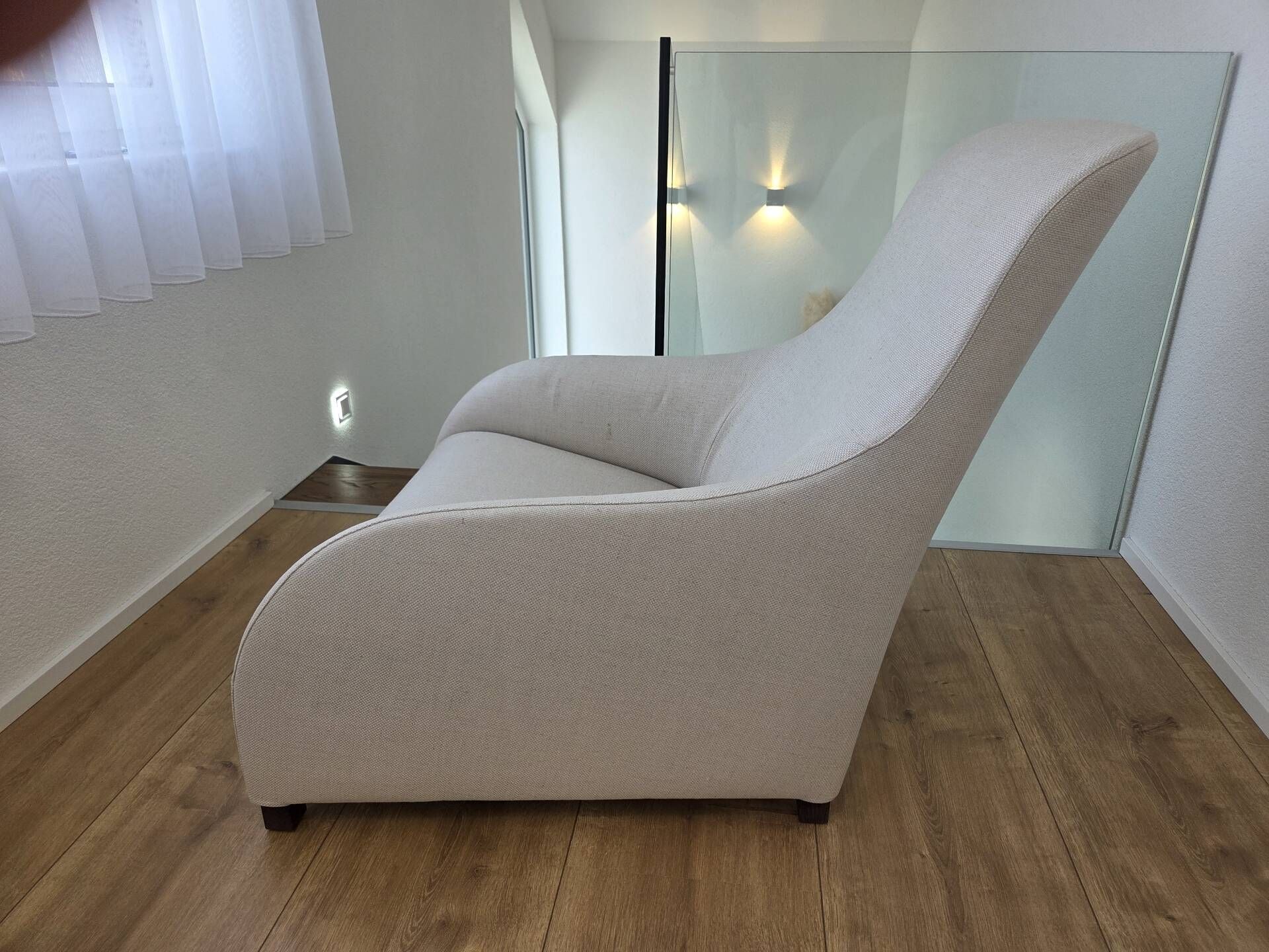 ​B&B Italia Maxalto Kalos Armchair & Ottoman by Antonio Citterio