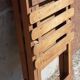 Chaises en bois pliables années 50
