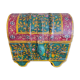 Indian wooden chest with wheels