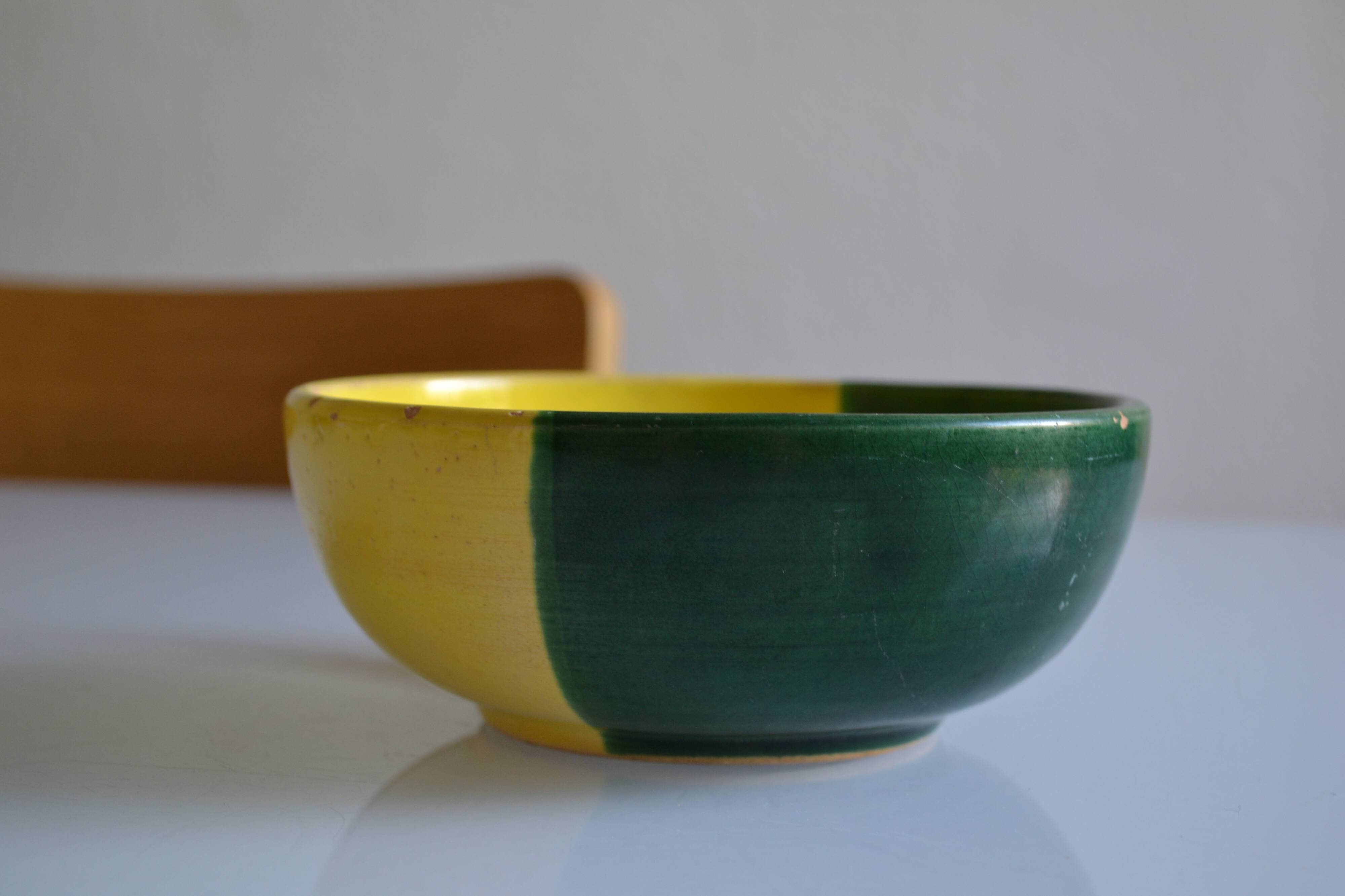 Vintage ceramic bowl Provence France