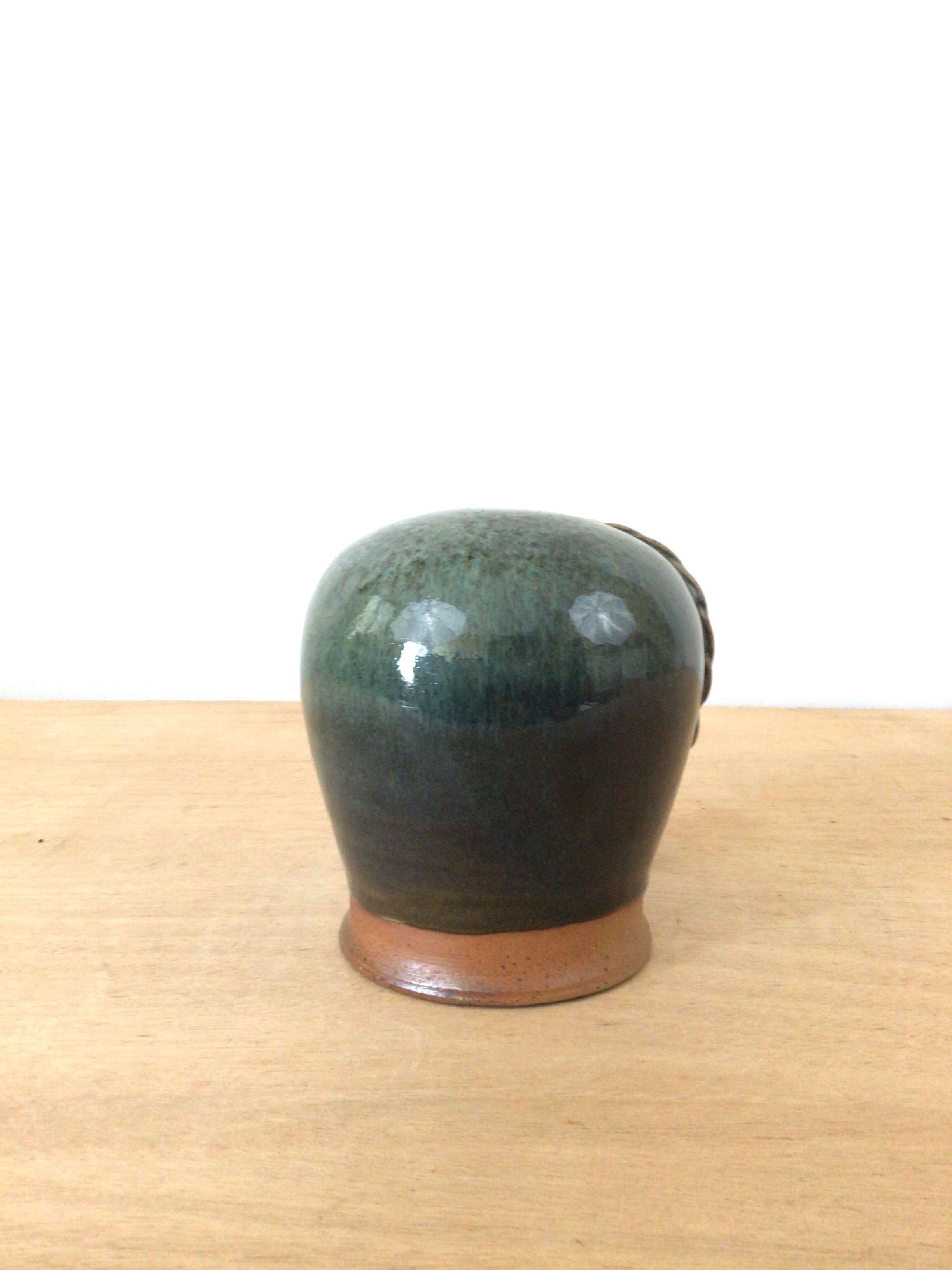 Salt pot in sandstone Puisaye Marina Tellier