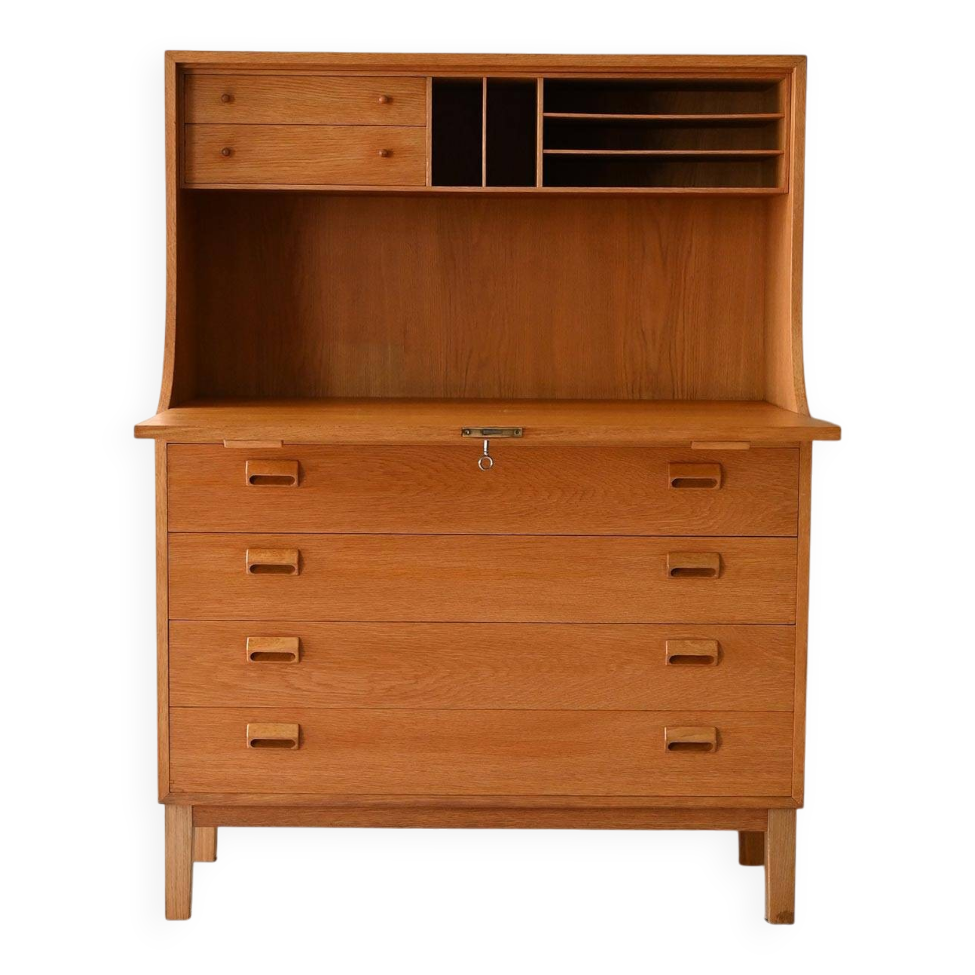 1960s Oak Secrétaire by Børge Mogensen for Søborg Møbler