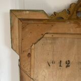 Antique Gilded Mercury Wall Mirror Napoleon III 71x57cm