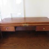 Retro-Desk / counter-American cylinder-mesh oak-1920s/40s