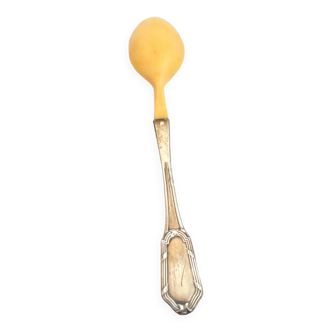 Porridge spoon - baby spoon in solid silver Minerva 19th century.
