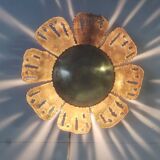 Svend Aage Holm, Paire d'Appliques Scandinaves "flower", 1960