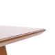 Dining table with glass top